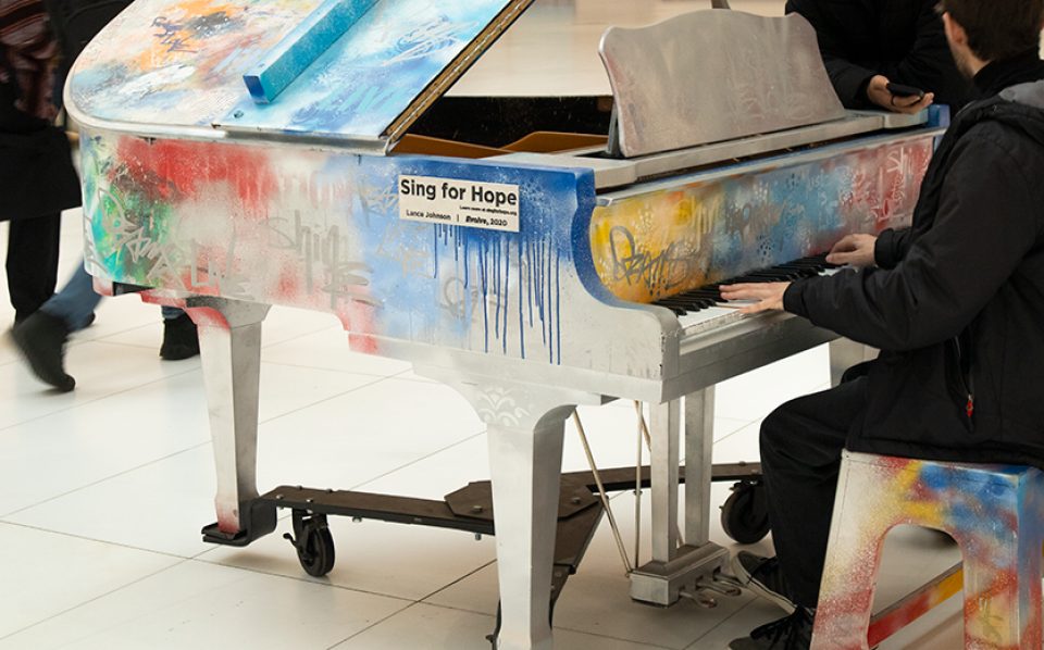 Stop by and play the piano every Thursday