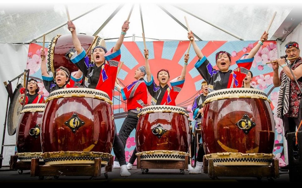 Earth Month Taiko Masala Drumming & Ochiba Art