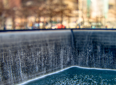 General scenes on the memorial in spring season in New York on Wednesday, March 27, 2016. Video by 9/11 Memorial and Museum